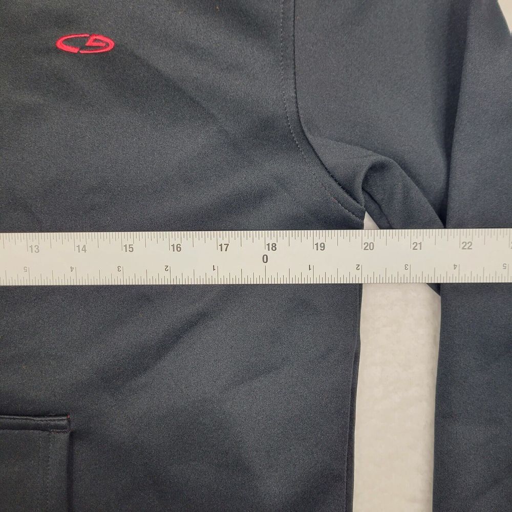 VTG Champion Hoodie Mens Large Black Fleece Sweatshirt‎ Long Sleeve Pullover Y2K - Picture 6 of 10